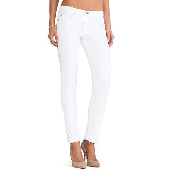 Rag & Bone The Dre Jeans in Aged Bright White Size 29 - Picture 1 of 6